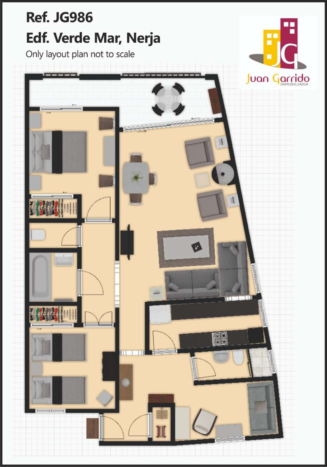 Wohnung zum Verkauf in Nerja in Verde Mar, einem der begehrtesten Apartmentkomplexe im Zentrum von Nerja