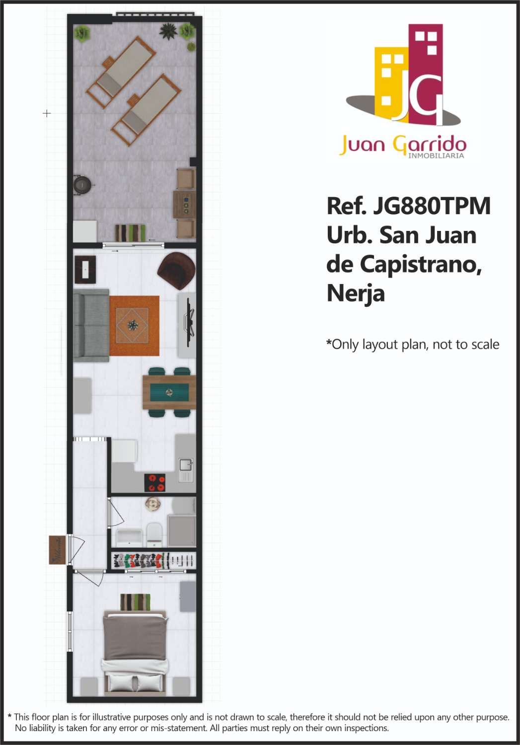 Vakker leilighet til salgs i Nerja San Juan Capistrano