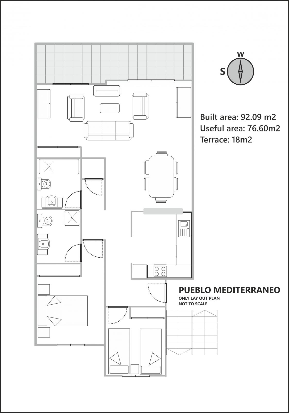 Appartement te koop in Nerja, Burriana strand