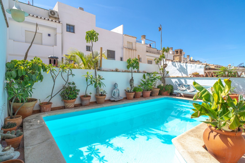 Radhus med privat pool i Nerja