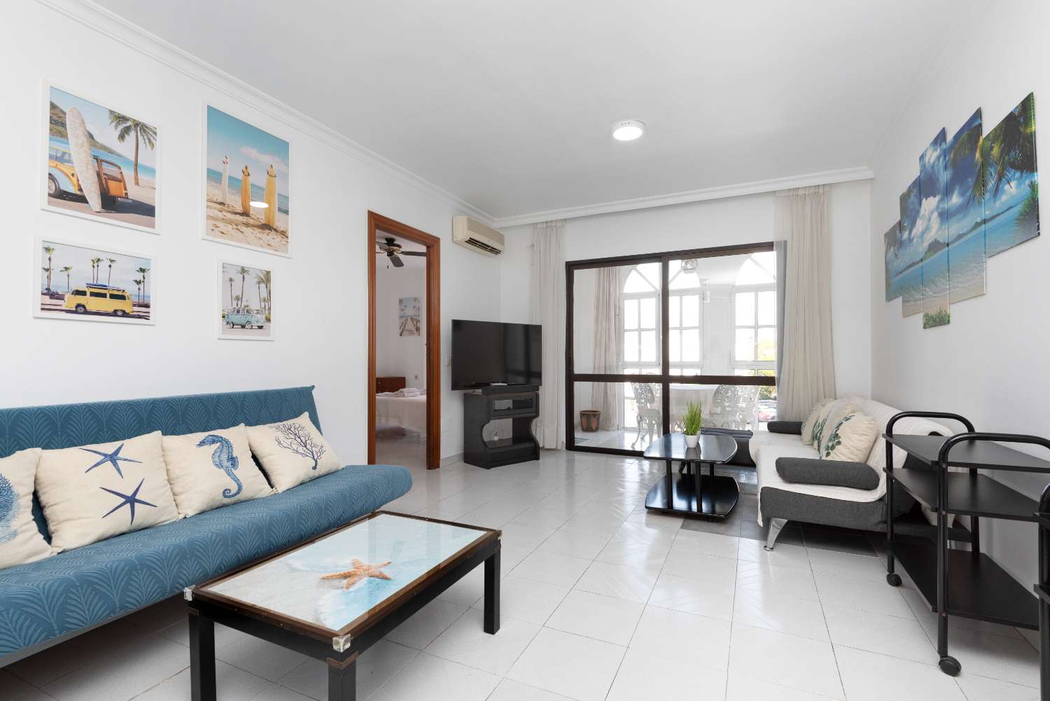 Ruim en licht appartement in het centrum van Nerja – 2 slaapkamers en een eigen balkon