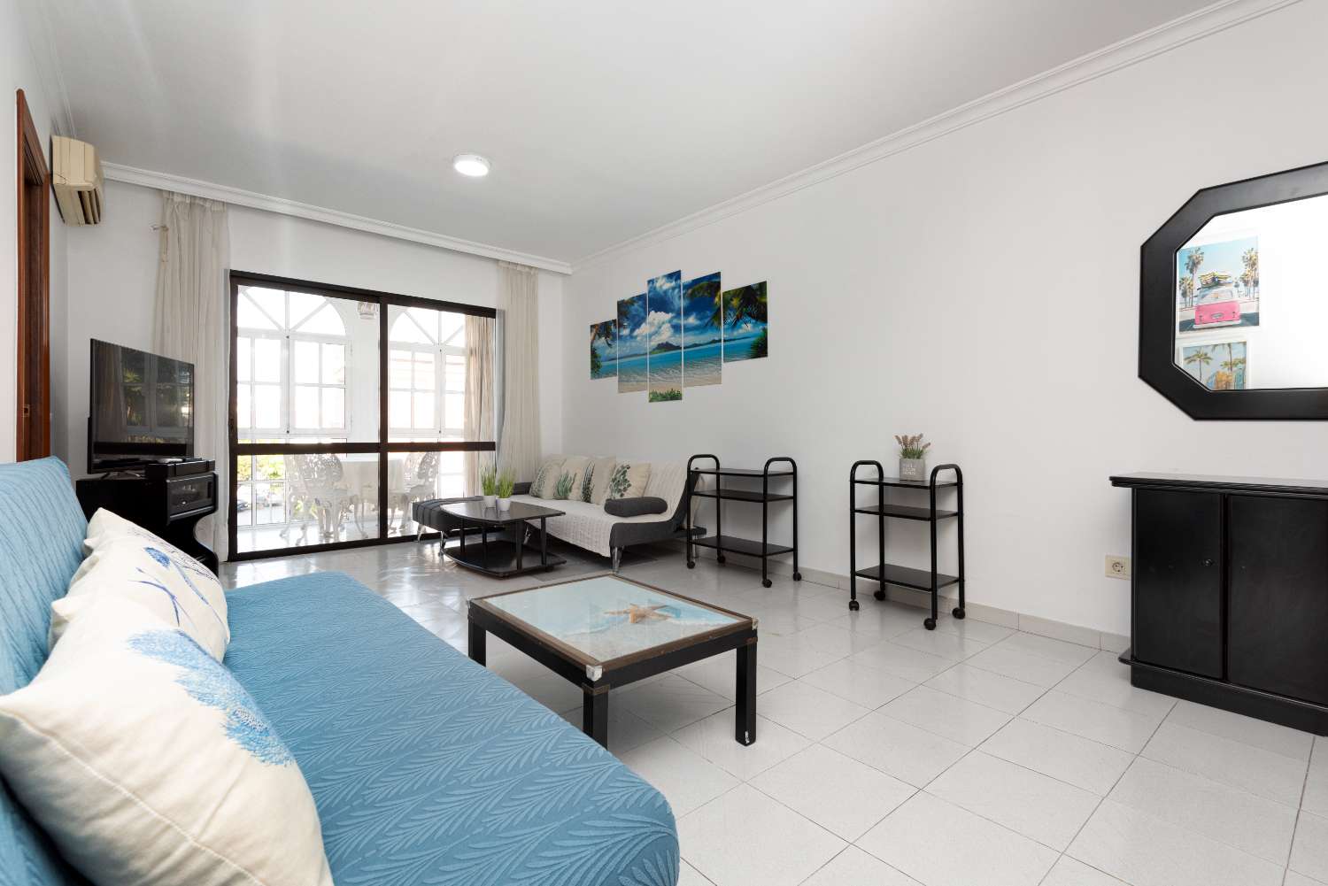Ruim en licht appartement in het centrum van Nerja – 2 slaapkamers en een eigen balkon