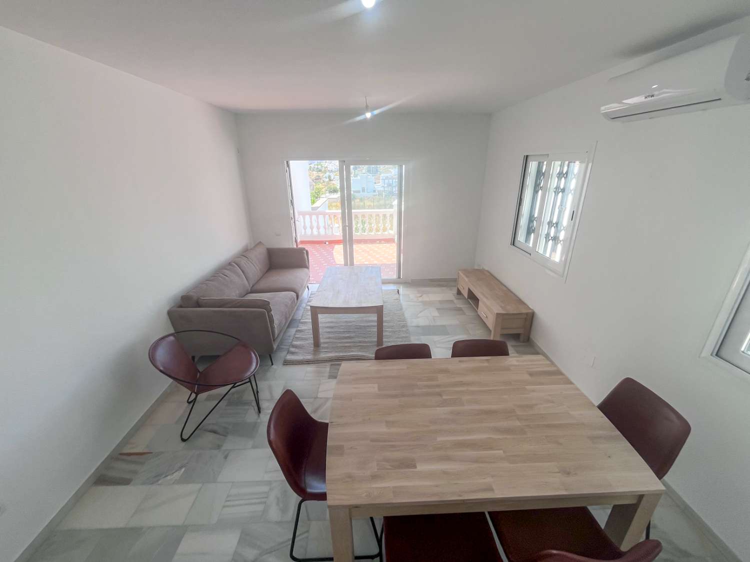 Stylish Renovated Townhouse with Terraces, Roof terrace & Garage in Los Olivos (Fuente del Baden area – Nerja)