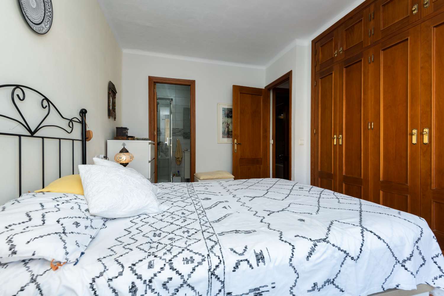 Appartement d'angle de deux chambres avec vue sur la mer à Paco Romo, Nerja