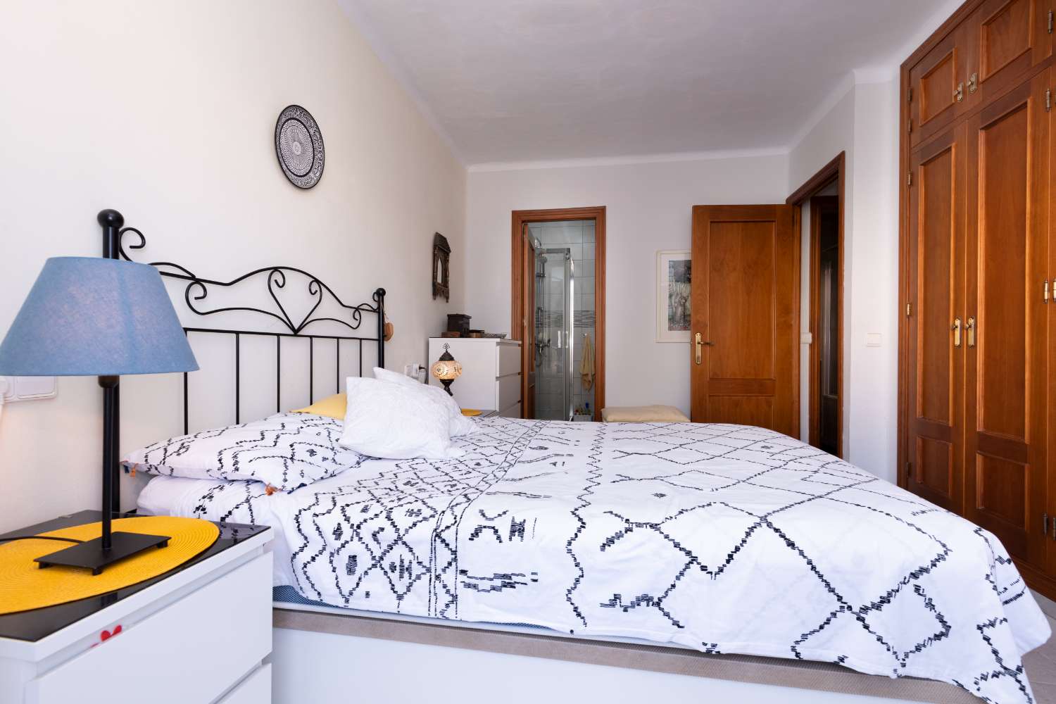 Appartement d'angle de deux chambres avec vue sur la mer à Paco Romo, Nerja