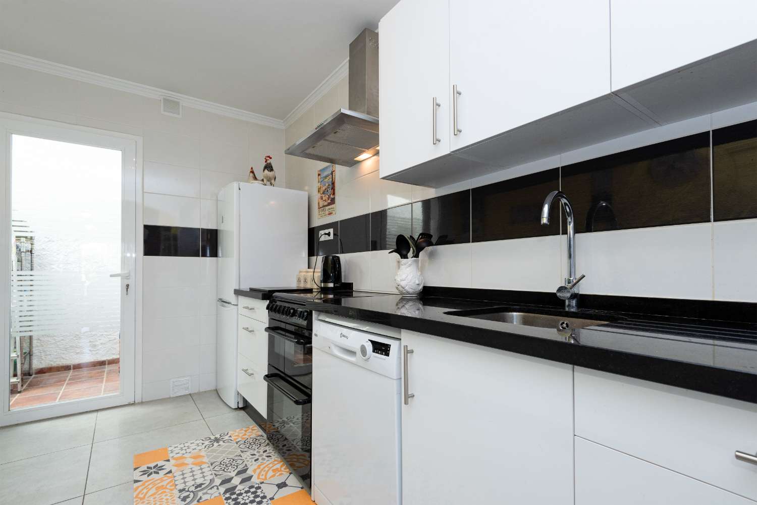 Appartement d'angle de deux chambres avec vue sur la mer à Paco Romo, Nerja