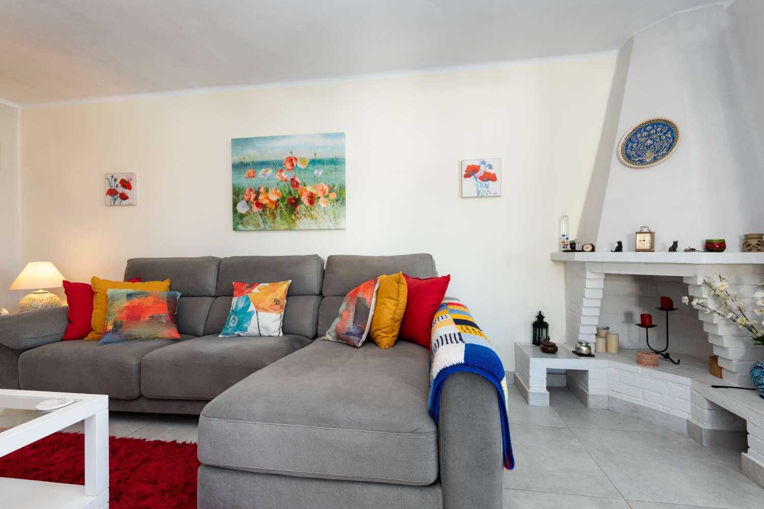 Appartement d'angle de deux chambres avec vue sur la mer à Paco Romo, Nerja