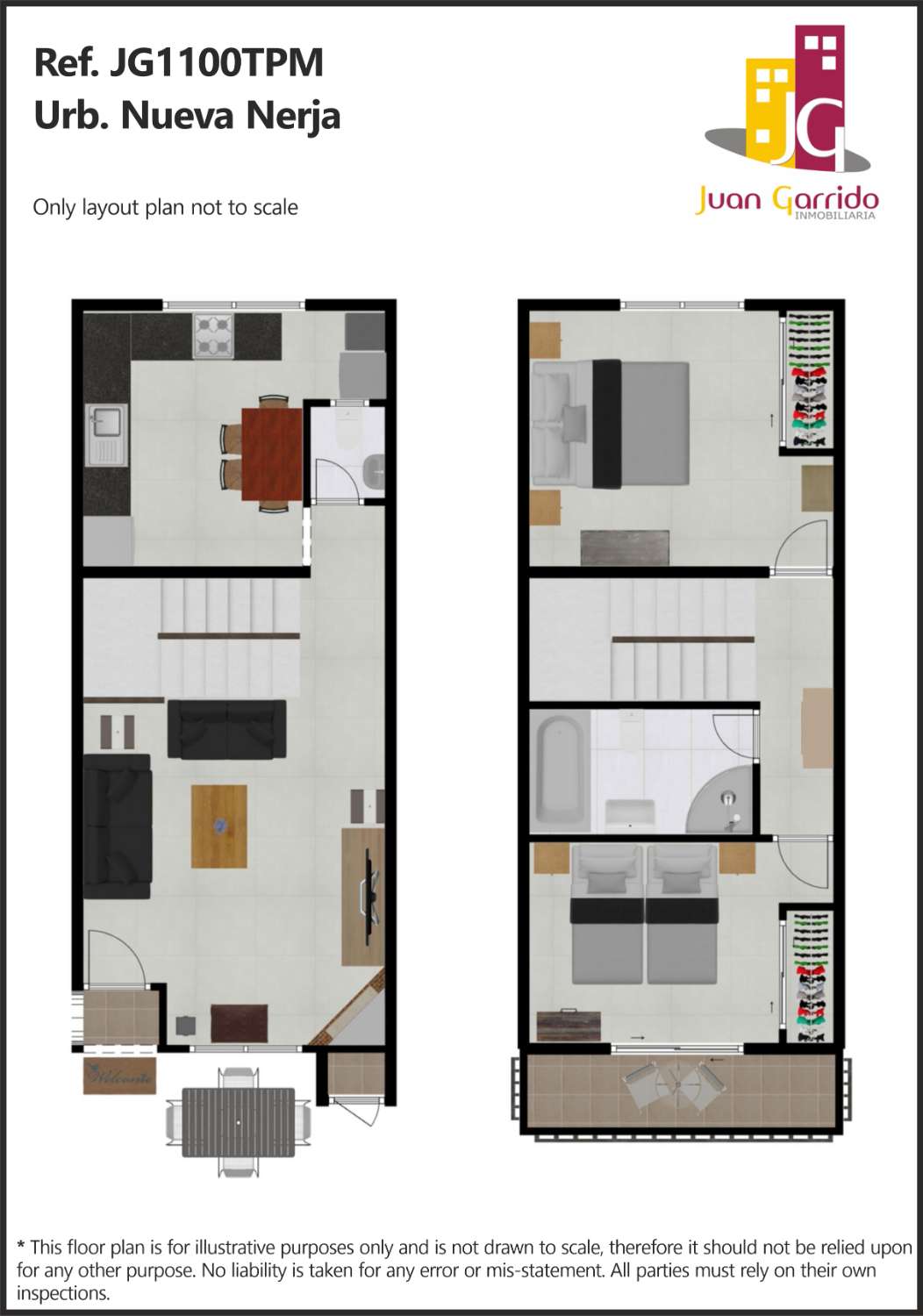 Beautiful Characterful Nueva Nerja Townhouse for Sale Near Burriana Beach