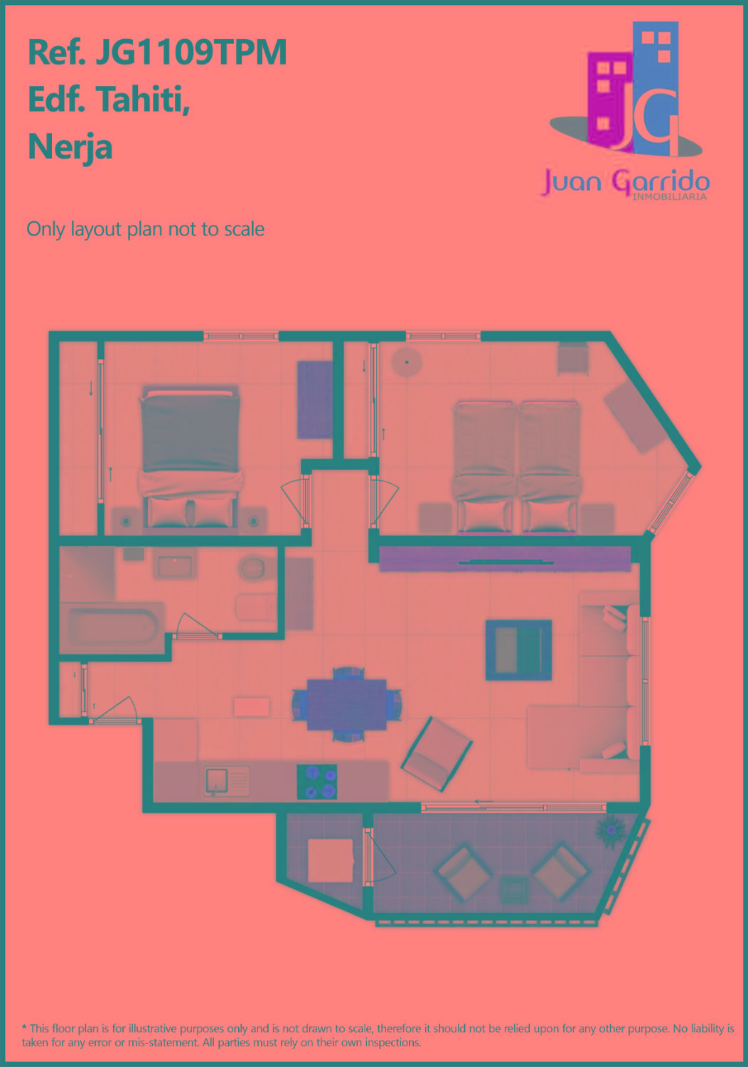 Apartamento en última planta en venta en Nerja, zona playa de Burriana