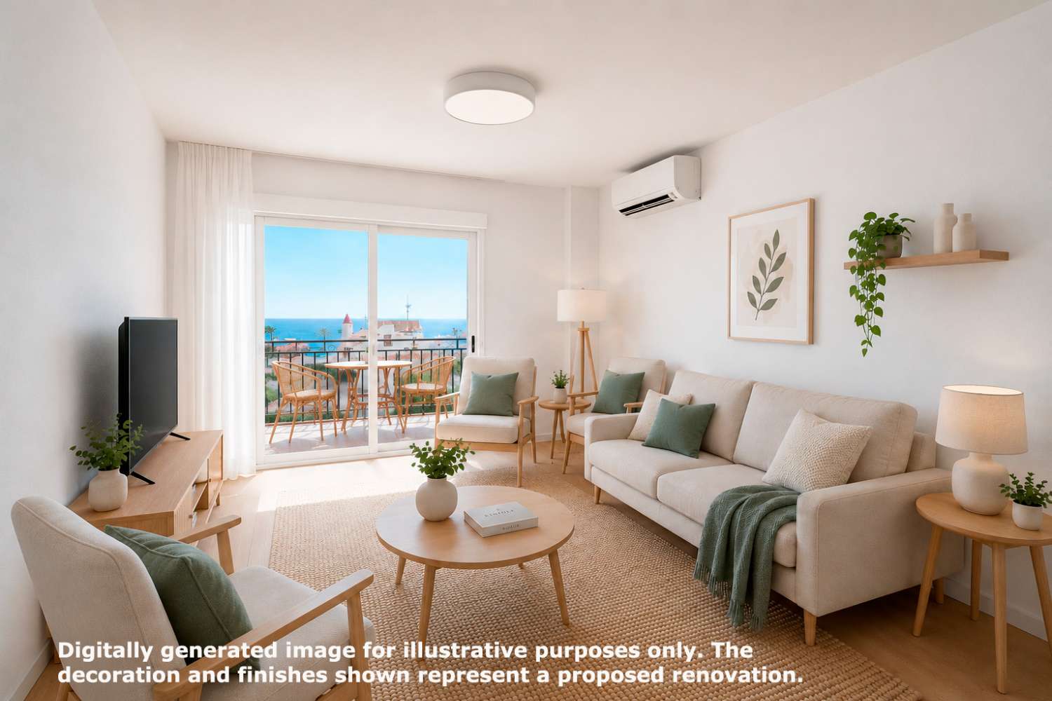 Lägenhet med havsutsikt i Prime Parador Location – Edificio Acapulco, Nerja